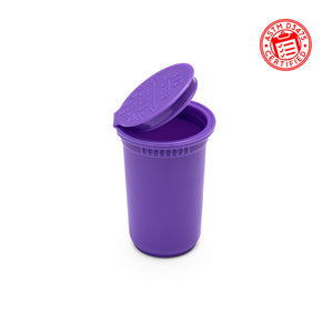 19 dram child resistant rx jars Pop Top Bottles opaque purple