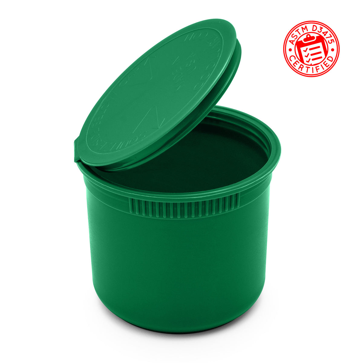 40 dr green plastic pop top