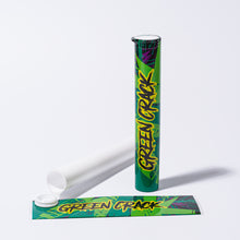 Load image into Gallery viewer, Green Crack Strain Sleeve Labels and Pre Roll Tubes | Free Shipping
