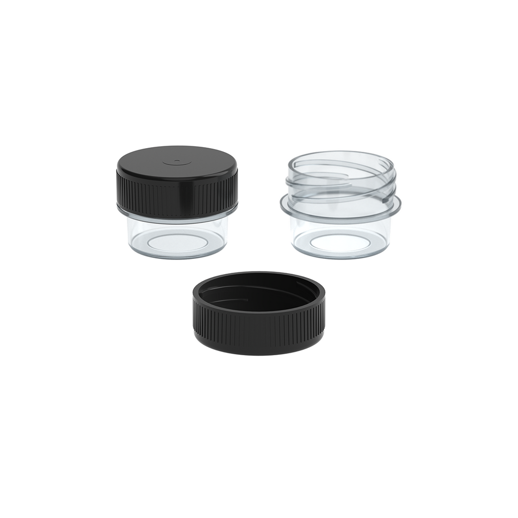 5ml Plastic Screw Top Concentrate Containers - 1000 Qty.