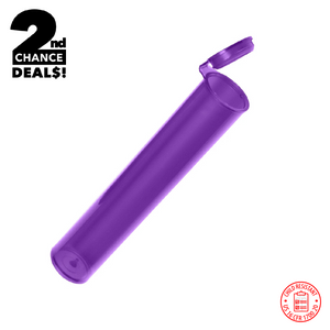 2nd Chance Deals! 98mm Child Resistant Pop Top Pre-Roll Tubes (.688") - 1500 Qty. | IN STOCK | READY TO SHIP