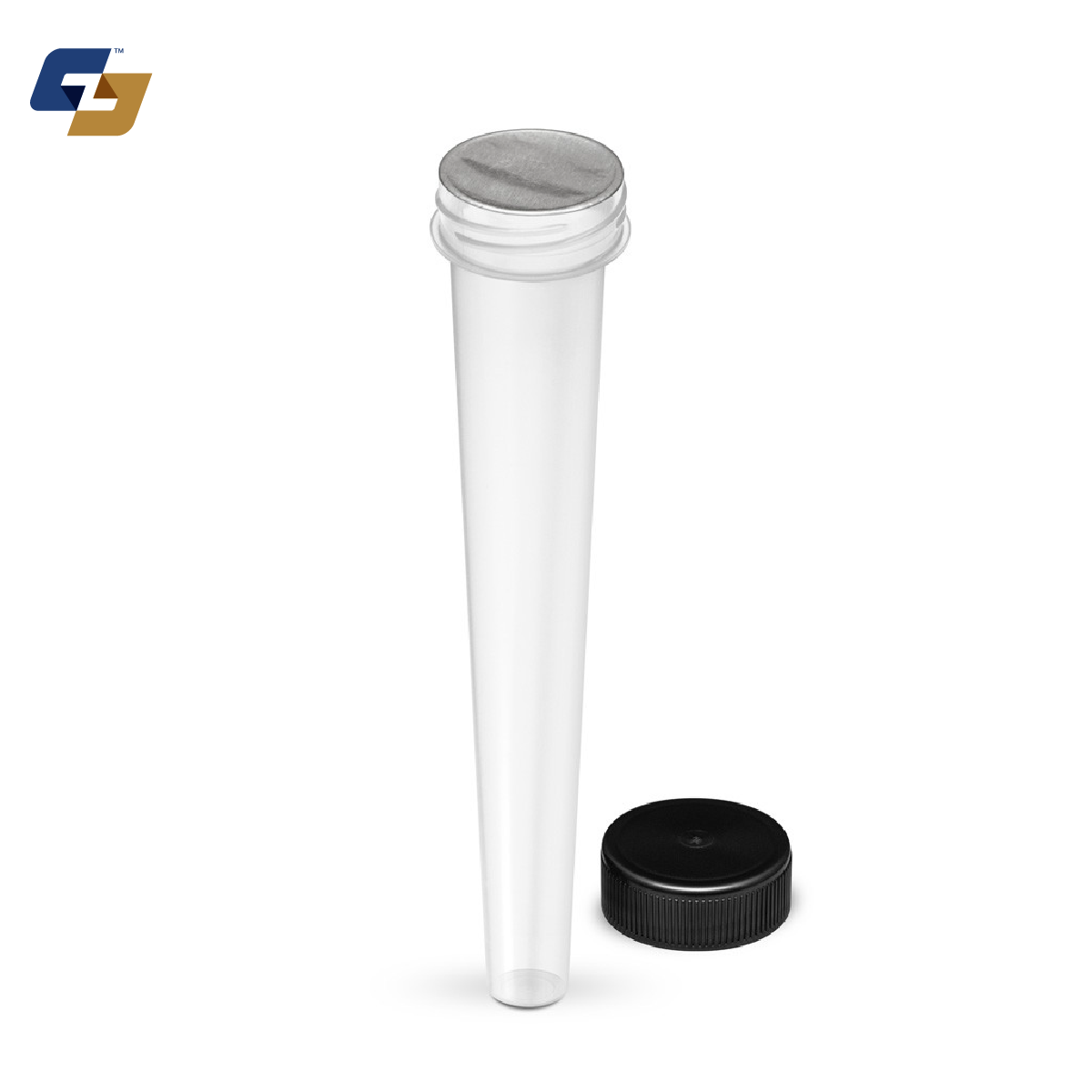 98mm Conical Pre-Roll Tubes w/ Foil Seal - 2000 Qty.