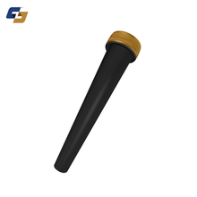 Load image into Gallery viewer, 98mm Screw Top Pre-Roll Tubes w/ Gold Cap - 2000 Qty.
