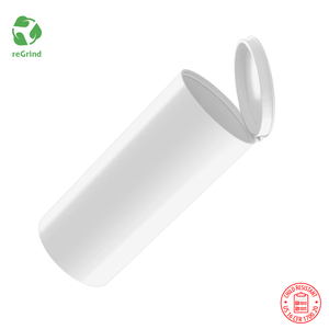Recycled Plastic 13 Dram Pop Top Bottles - Child Resistant