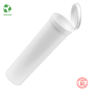 Recycled Plastic 98mm Wide Tapered Pre Roll Tubes - Child Resistant