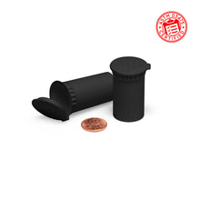 Load image into Gallery viewer, 10ml Child Resistant Pop Top Concentrate Container Tubes black 2 dram
