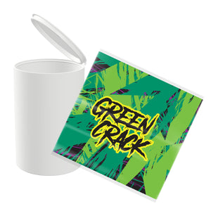 Green Crack Strain Sleeve Labels and Pre Roll Tubes | Free Shipping