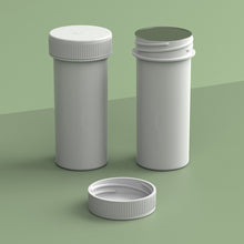 Load image into Gallery viewer, 11 Dram Plant-Based Jar and Cap White - 2500 Qty.
