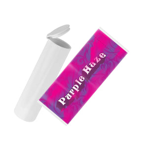 Purple Haze Strain Sleeve Labels and Pre Roll Tubes | Free Shipping