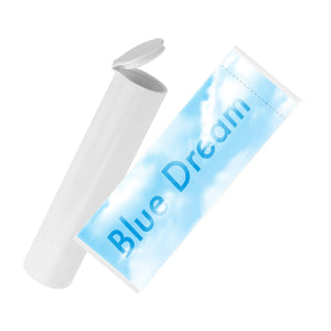 Blue Dream Strain Sleeve Labels & Pre Roll Tubes | Free Shipping