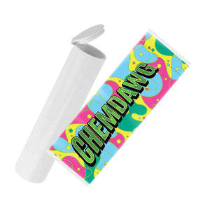 Chemdawg Strain Sleeve Labels and Pre Roll Tubes | Free Shipping
