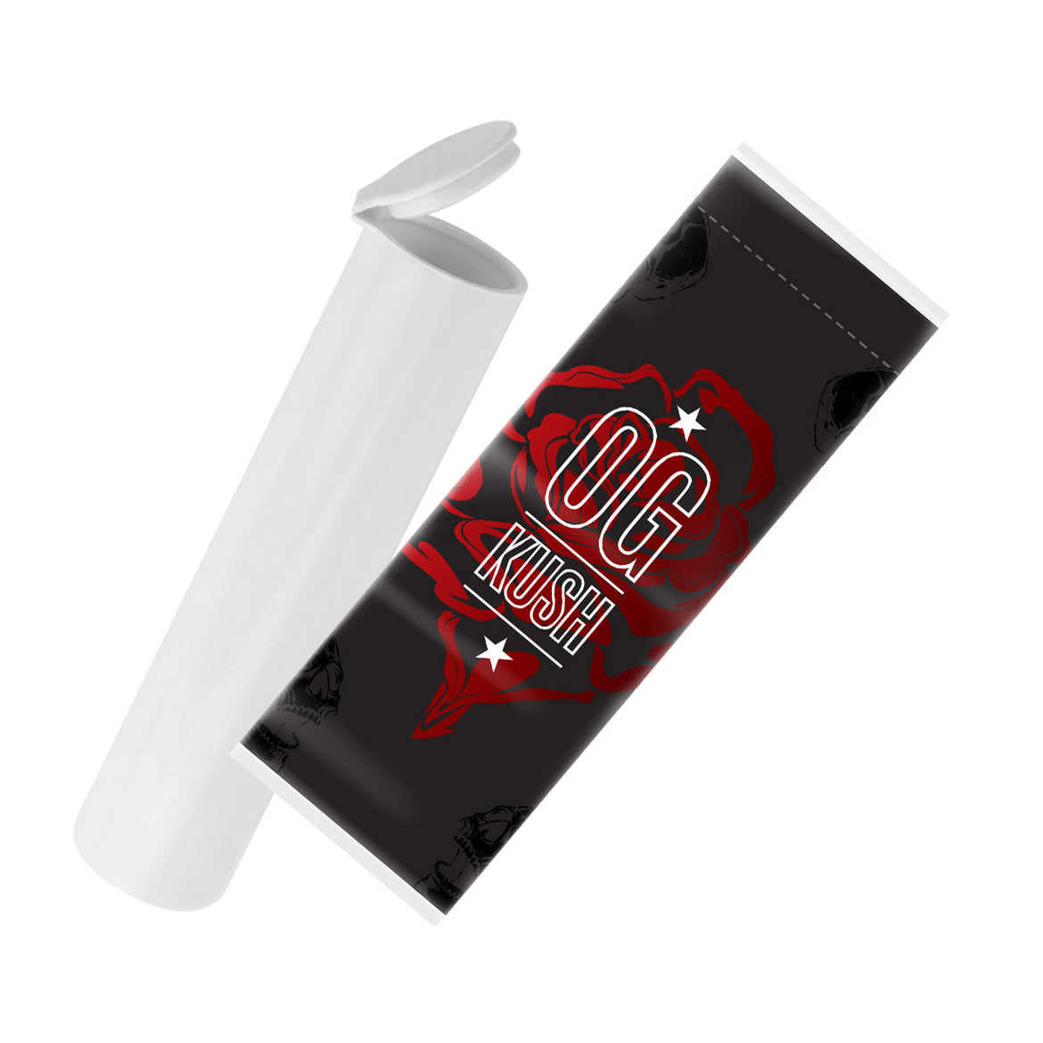 OG Kush Strain Sleeve Labels and Pre Roll Tubes | Free Shipping