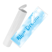 Load image into Gallery viewer, Blue Dream Strain Sleeve Labels &amp; Pre Roll Tubes | Free Shipping
