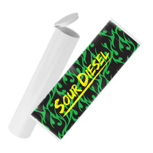 Load image into Gallery viewer, Sour Diesel Strain Sleeve Labels &amp; Pre Roll Tubes | Free Shipping
