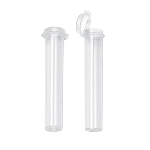 plastic tube for energy powder supllement translucent clear