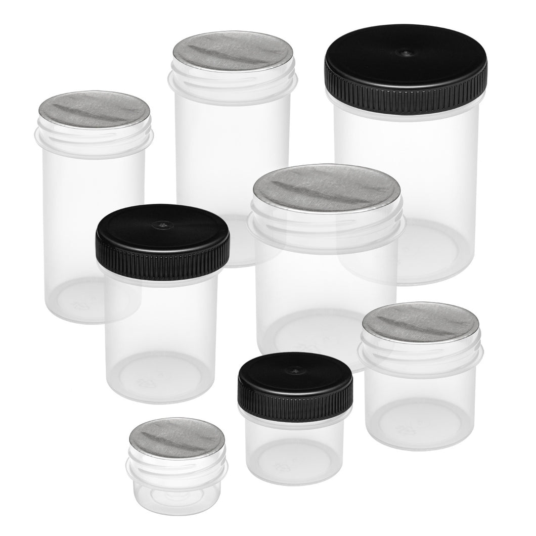 Sample Pack - Screw Top Vials & Containers w/ Foil Seal