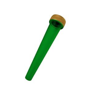 green transparent pre-roll cone tube